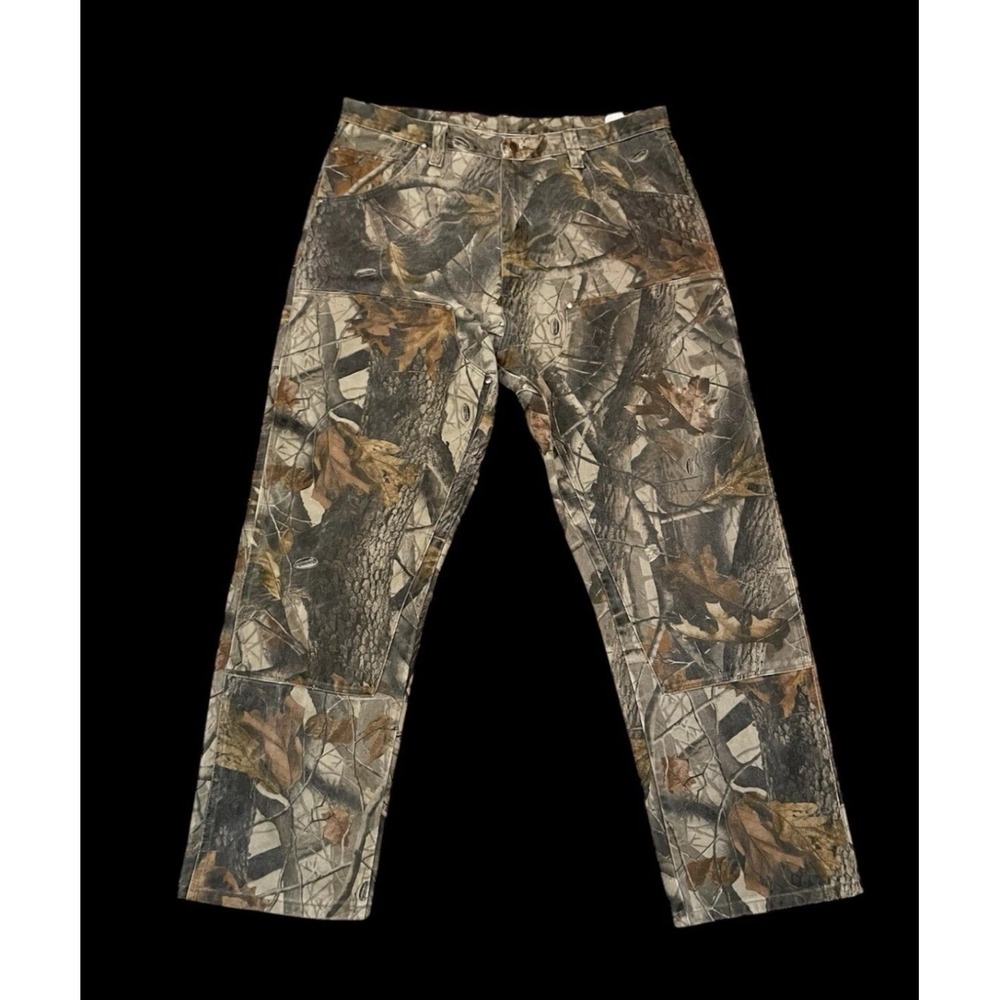 Wrangler Mens‎ Camouflage Cargo Pants Hunting Outdoor Workwear  Size 36x30